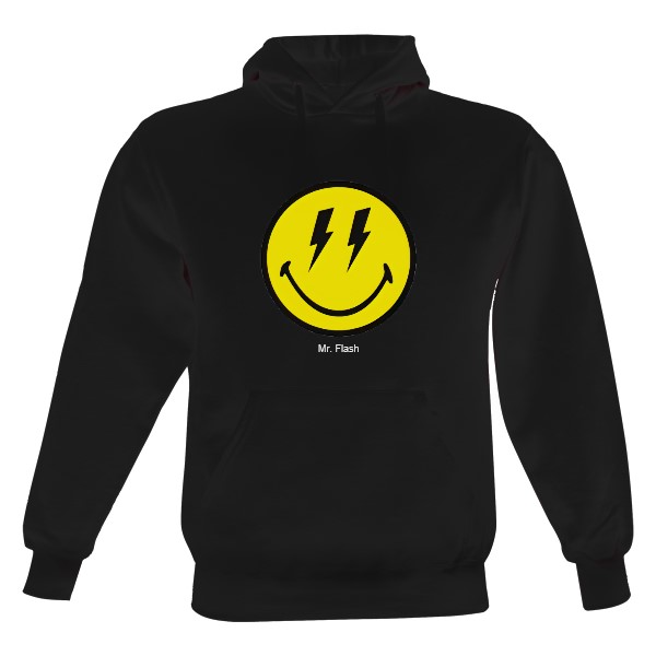 Pánská mikina s kapucí Just Hoods s potiskem Mikina Mr. Flash 3