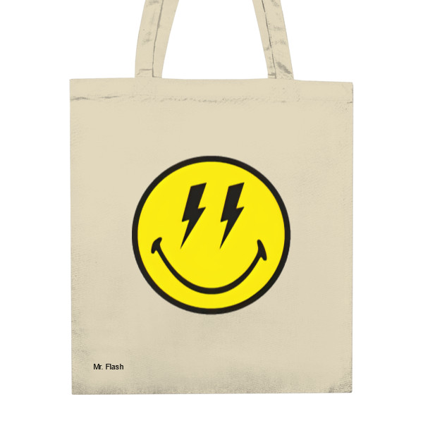 Nákupní taška unisex s potiskem Plátěná taška Mr. Flash